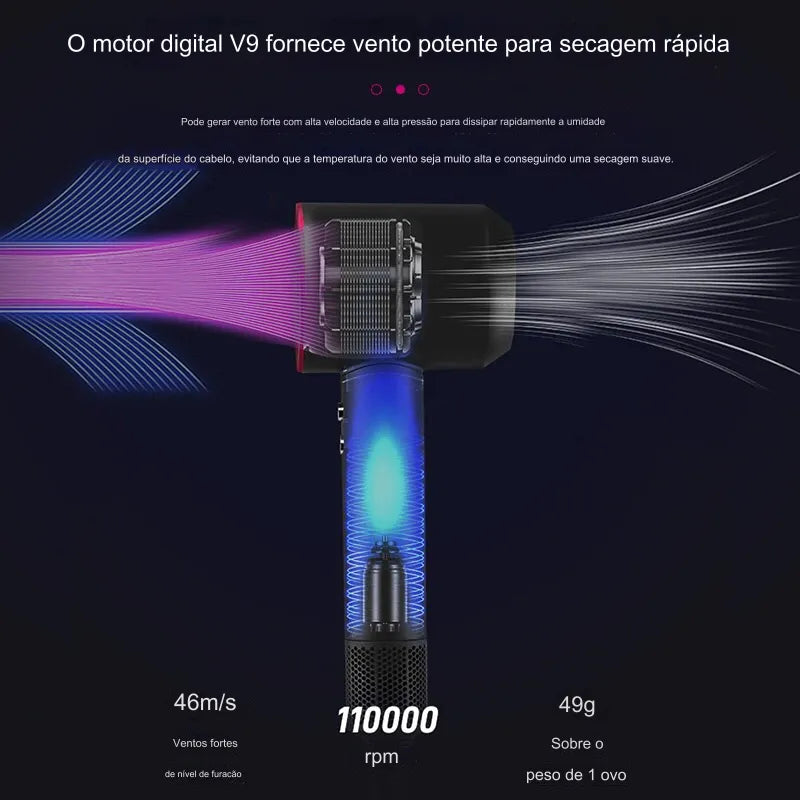 Secador Supersónico Profesional 5 en 1