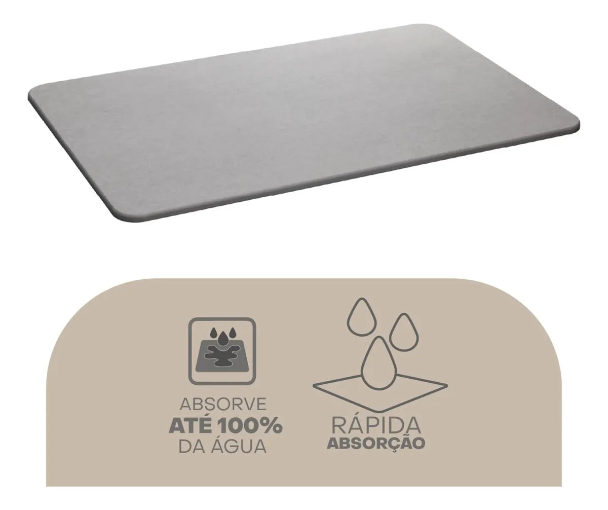 Alfombra de Piedra de Diatomita para Baño