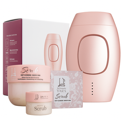 Depiladora Láser IPL + Exfoliante GRATIS – Combo Piel Perfecta