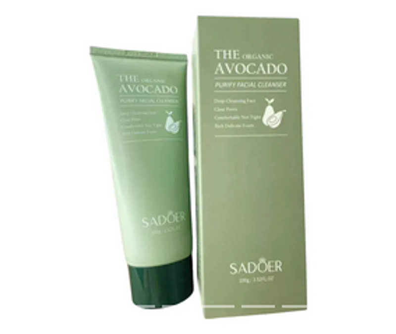 Limpiador Facial SADOER con Extracto de Aguacate - 100g