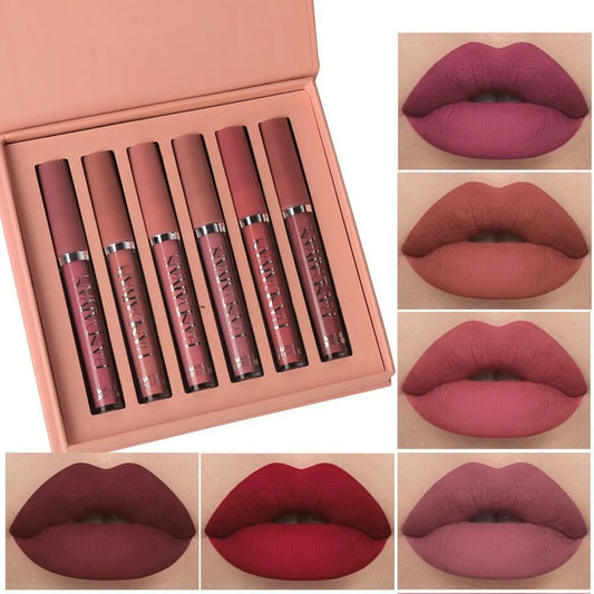 Pack de 6 Labiales Líquidos Matte handaiyan