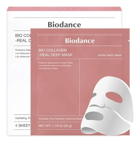 Máscara Facial BIODANCE Bio Collagen Deep Mask – Tratamiento Rejuvenecedor Intensivo