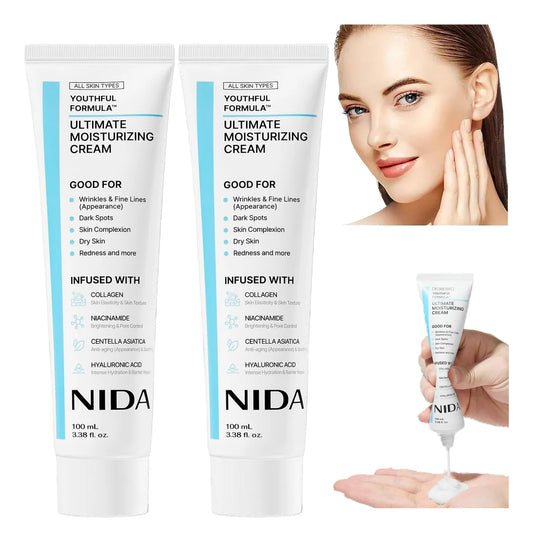 Crema Hidratante Avanzada con Colágeno y Ácido Hialurónico — ¡Recupera la Juventud y Luminosidad de Tu Piel!